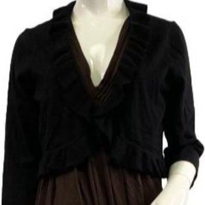 Jones New York Sweater Cropped Black Size L SKU 000209-1